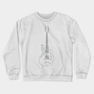 Vintage Electric Guitar Crewneck Sweatshirt